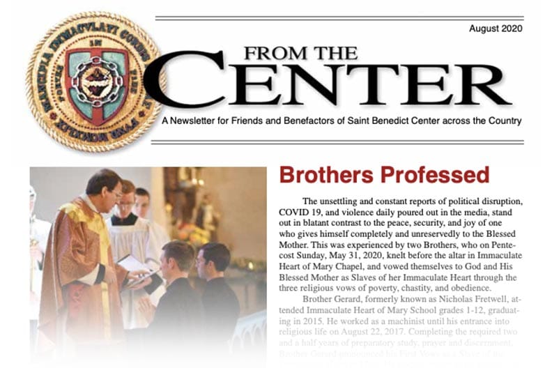 August 2020 Newsletter
