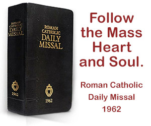 The 1962 Daily Missal for the Latin Mass.