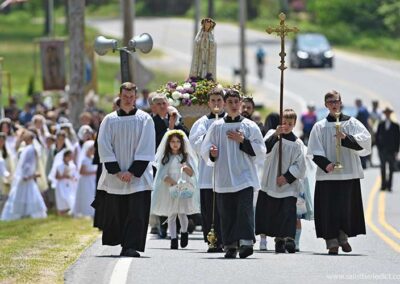 May Procession 2023 proceeds down Route 110