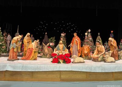 Nativity Display 2023 - Saint Benedict Center Lifesize Nativity at the Christmas Fair 2023