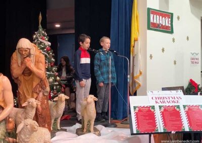 Singing Christmas songs - Saint Benedict Center Singing Christmas songs Christmas Fair 2023