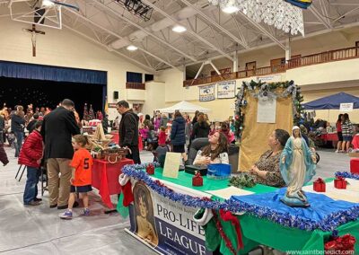 MacIsaac Hall Christmas Fair 2023 - Saint Benedict Center MacIsaac Hall during the Christmas Fair 2023