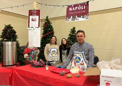 Festive food by the Napolis - Saint Benedict Center Napoli Cafe Christmas Fair 2023