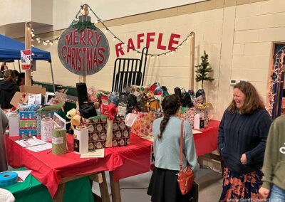 Christmas Fair 2023 Raffle - Saint Benedict Center Christmas Fair 2023 Raffled baskets