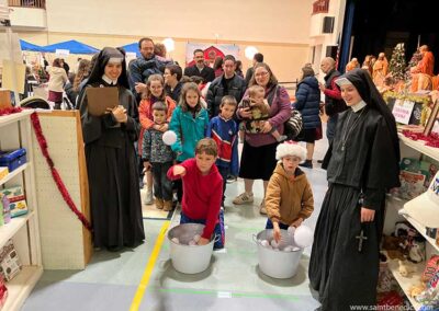 Snowball Fight Competitors - Saint Benedict Center Snowball Fight competitors Christmas Fair 2023
