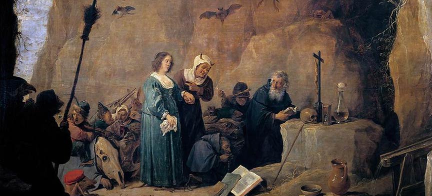 Saint Anthony the Abbot Defender against Demons.