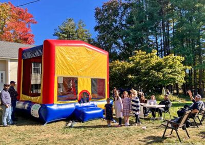 Everyone loves the Bouncy House at the 2024 Bazaar!