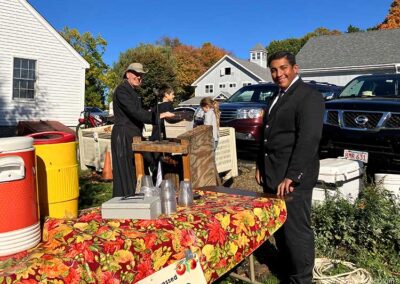 Fresh pressed Apple Cider at the 2024 Bazaar!
