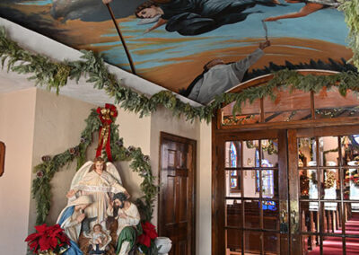 Chapel Vestibule at Christmas 2024
