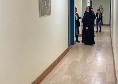 Classroom hallway in IHM School