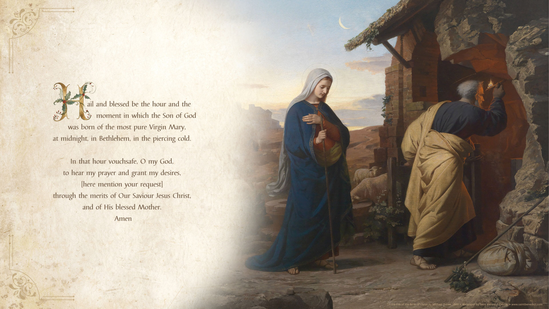Adventwallpaper-2025 Advent 2025 Wallpaper from Saint Benedict Center