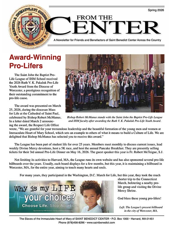 Fall 2025 From the Center