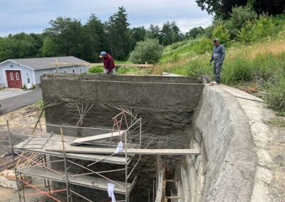 Stone begins for the Lourdes Grotto at Saint Benedict Center, June 2026.