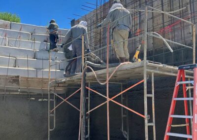 Beginning Lourdes Grotto at Saint Benedict Center, June 2026.